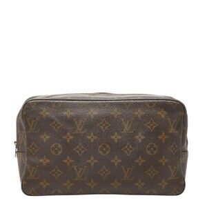 LOUIS VUITTON Brown Monogram Clutch Bag